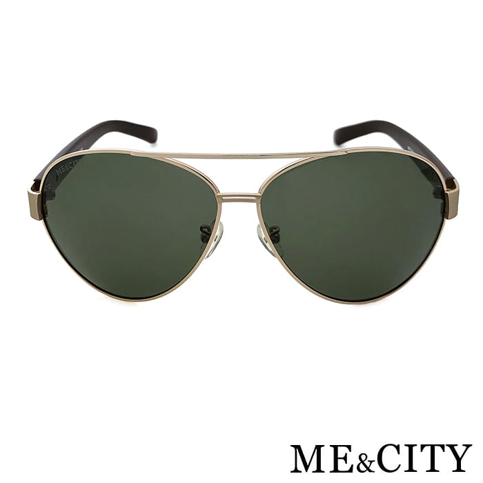 【ME&CITY】 時尚飛行員金屬偏光太陽眼鏡 抗UV (ME 1106 A01) 6