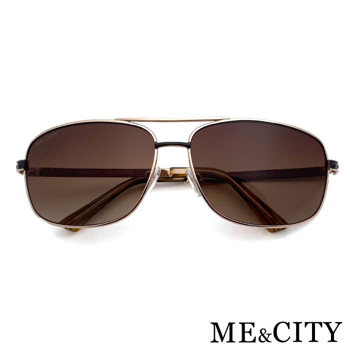 【ME&CITY】 傲氣飛行官金屬方框太陽眼鏡 抗UV (ME 1104 A01) 2