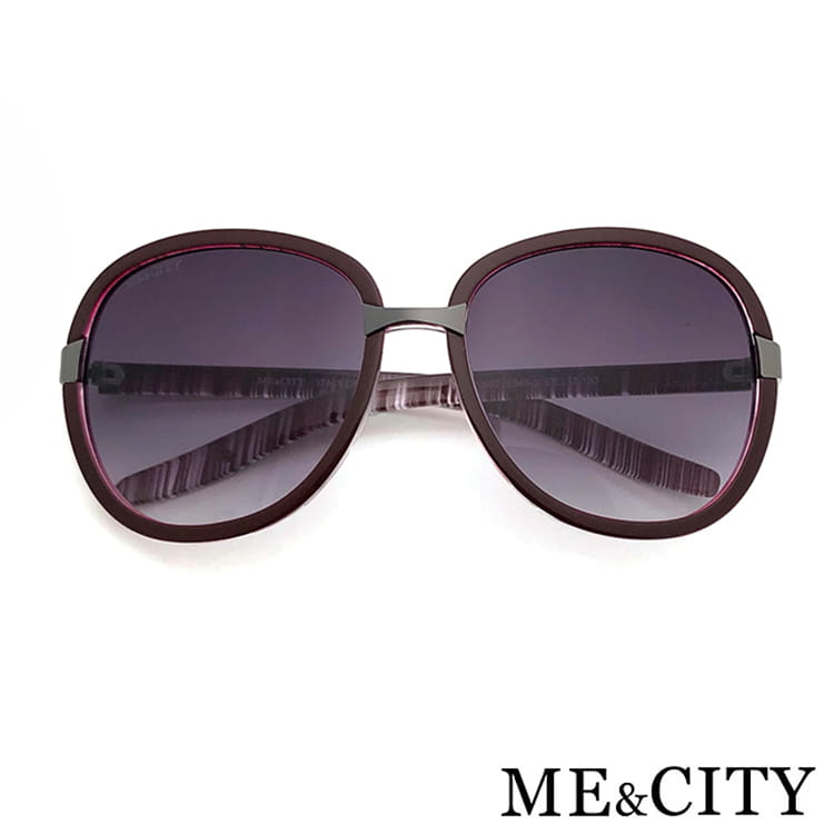 【ME&CITY】 摩登時代大圓框太陽眼鏡 抗UV (ME 120027 E545) 8