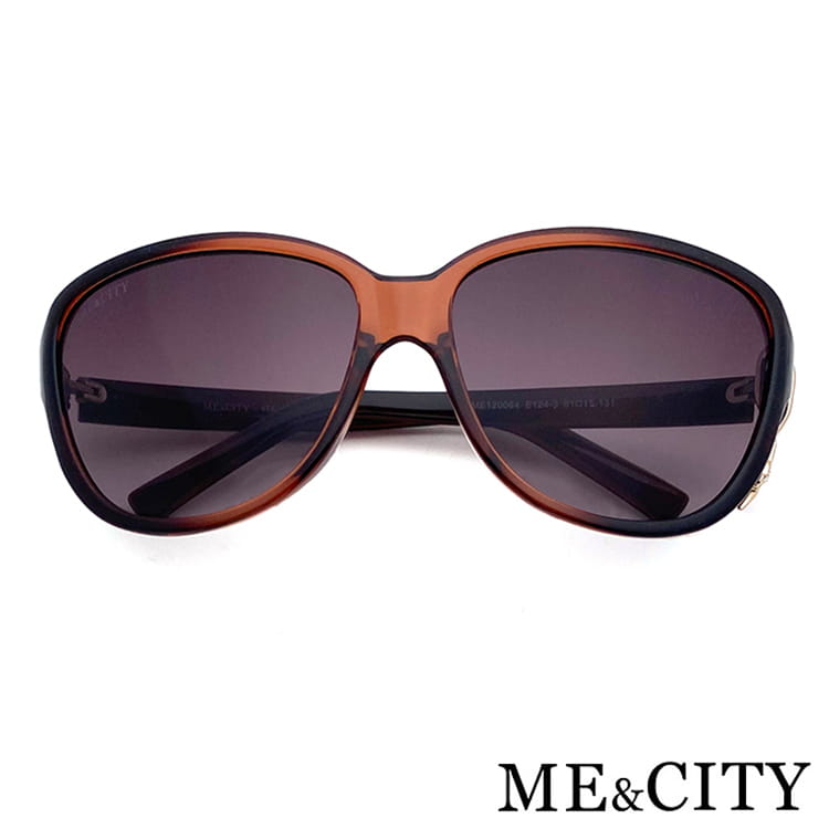 【ME&CITY】 甜美心型鑲鑽太陽眼鏡 抗UV (ME 120064 E124) 9