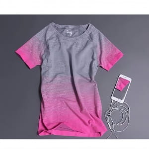 運動短袖 女款上衣 瑜伽服 跑步/健身/羽球 (M-L) 2