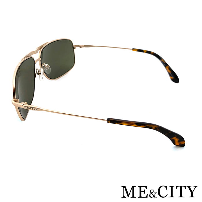 【ME&CITY】 時尚方框太陽眼鏡 抗UV (ME21204 A01) 4