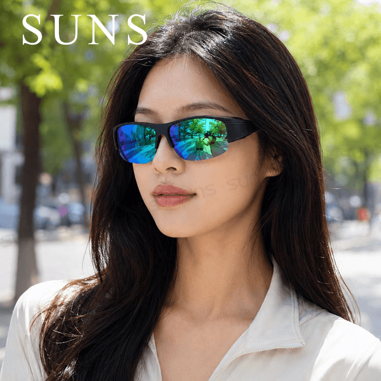 【suns】MIT偏光太陽眼鏡 半框套鏡 綠水銀 抗UV400 (可套鏡) 2