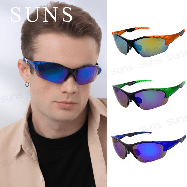 【suns】經典流線型偏光運動墨鏡 防眩光/防滑/抗UV紫外線 S806 0