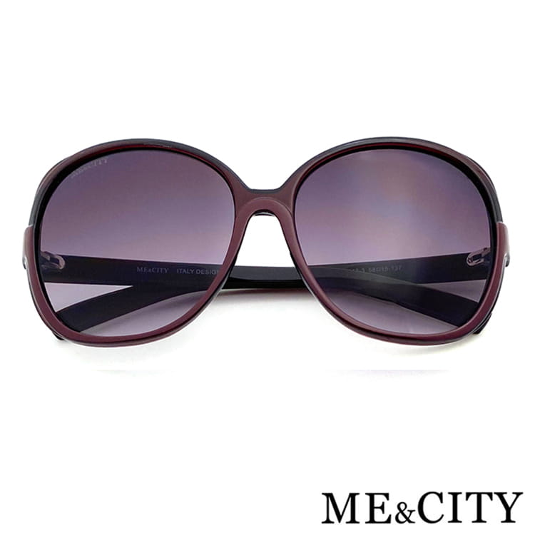 【ME&CITY】 義式浪漫雙色太陽眼鏡 抗UV400 (ME 120004 E143) 7