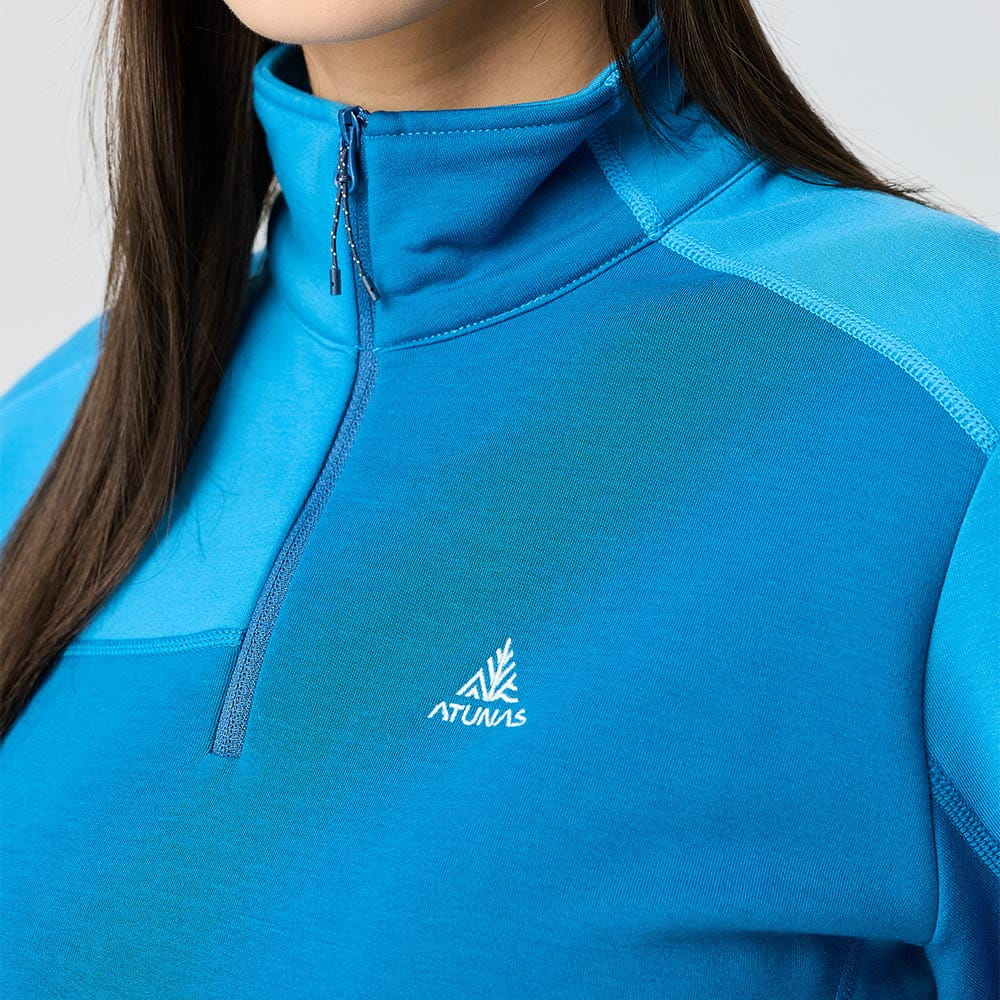 女款保暖拉鍊衫/透氣保暖(A1PS2524W中層衣/刷毛保暖/專業登山) 3