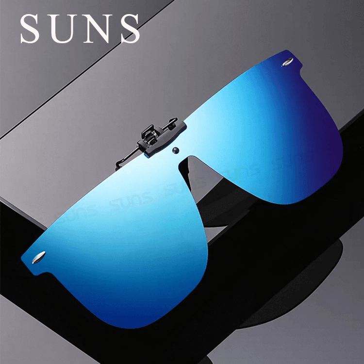 【suns】時尚大鏡面夾片 近視夾片墨鏡 抗UV400+抗藍光 可上翻 18