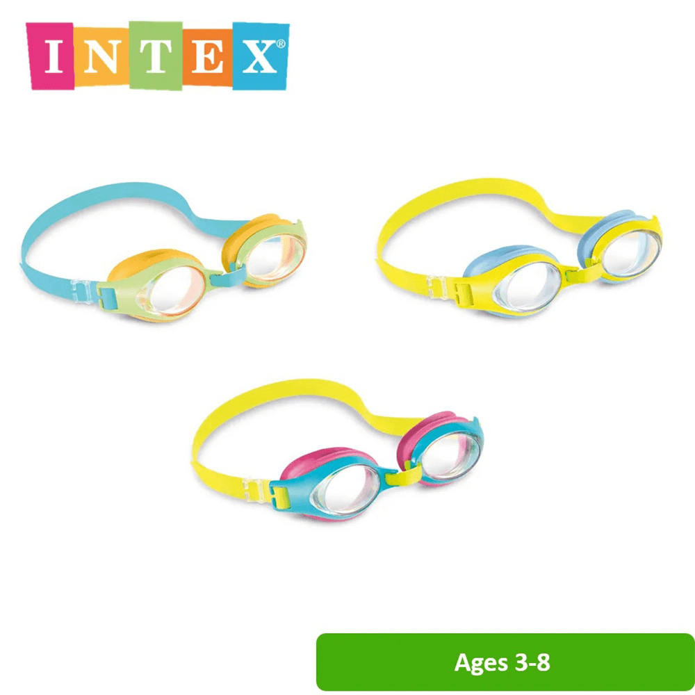 INTEX 兒童泳鏡 運動潛水鏡 游泳眼鏡 防水泳鏡 護目鏡 【SV61240】 1