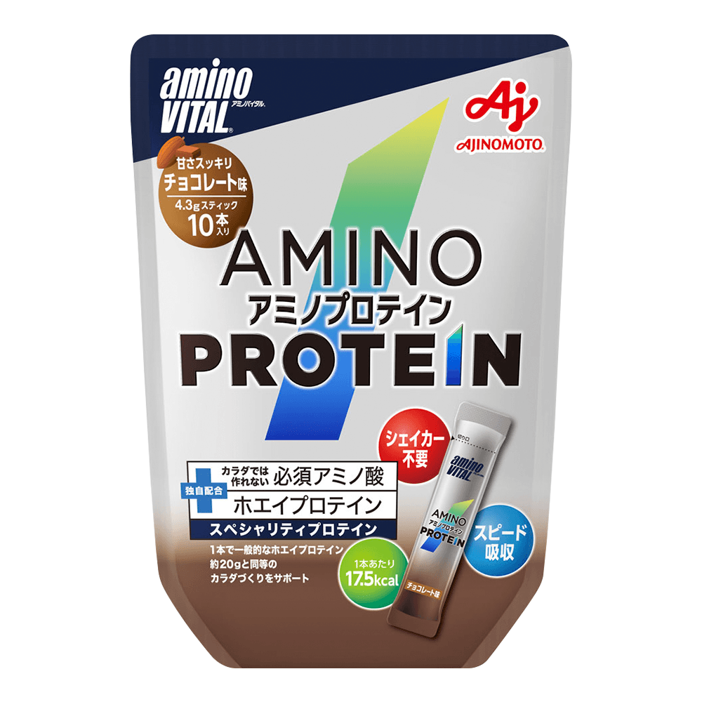 【aminoVITAL】AMINO PROTEIN【胺基酸乳清蛋白】10小包入 (巧克力/檸檬) 2