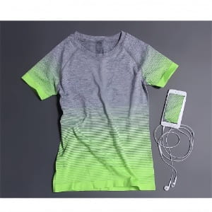 運動短袖 女款上衣 瑜伽服 跑步/健身/羽球 (M-L) 4