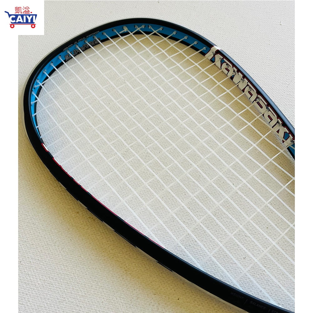 【CAIYI 凱溢】Kawasaki Super Carbon II 全碳纖維壁球拍 迴力拍 9