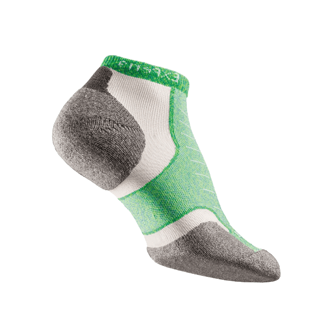 美國THORLOS-EXPERIA雪豹超短筒運動襪-跑步襪-繽紛螢光綠XCCU292 1