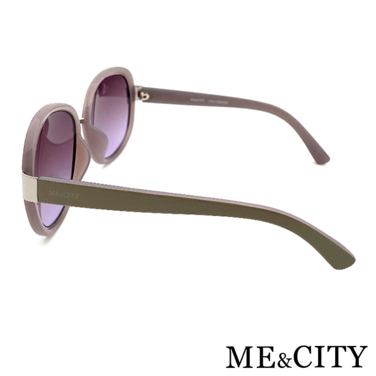 【ME&CITY】 時尚圓框太陽眼鏡 抗UV (ME 120019 C237) 11