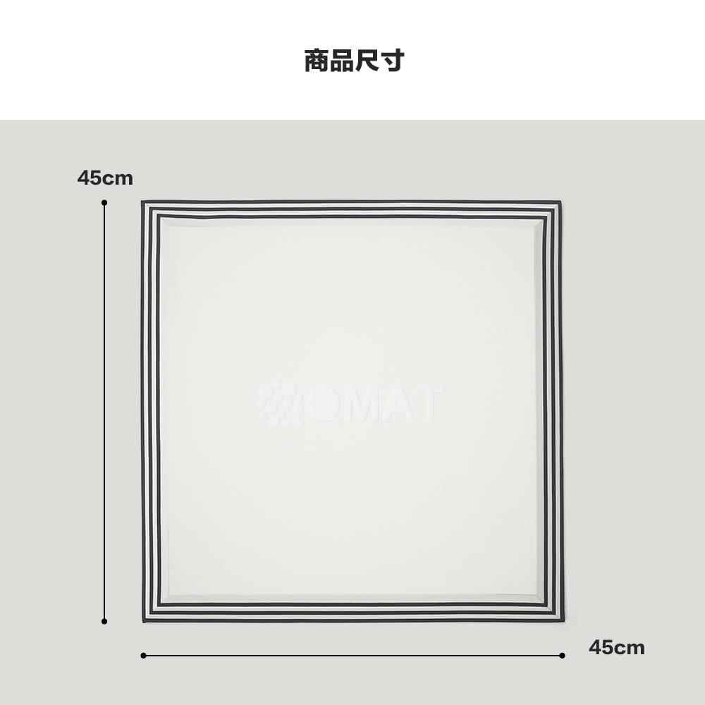 【QMAT】30mm超慢跑墊45*45cm 台灣製 (運動跪墊 倒立墊 跳繩墊) 4