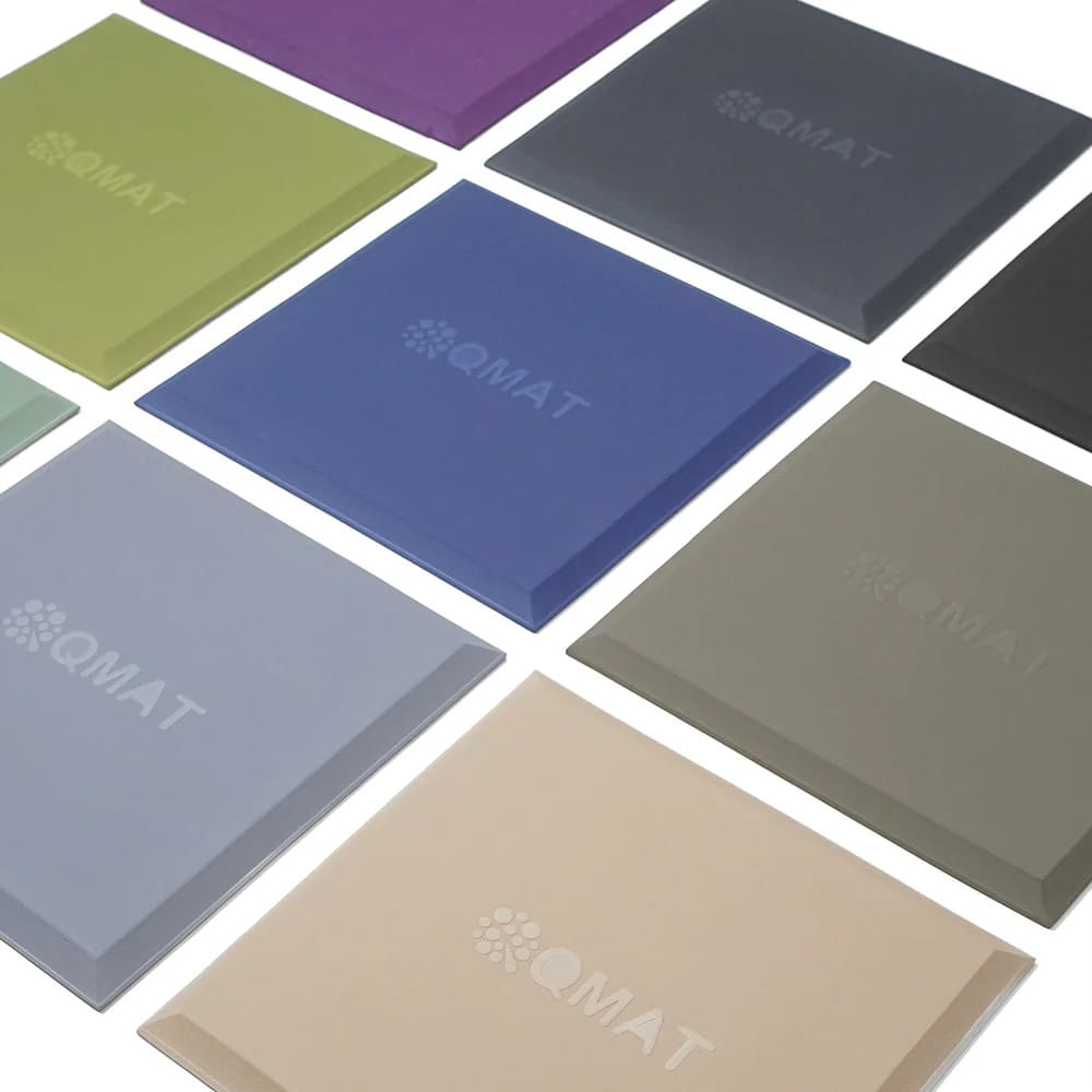 【QMAT】20mm超慢跑墊45*45cm 台灣製(運動跪墊 倒立墊 跳繩墊) 0