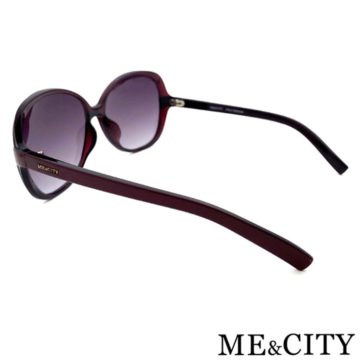 【ME&CITY】 義式浪漫雙色太陽眼鏡 抗UV400 (ME 120004 E143) 10