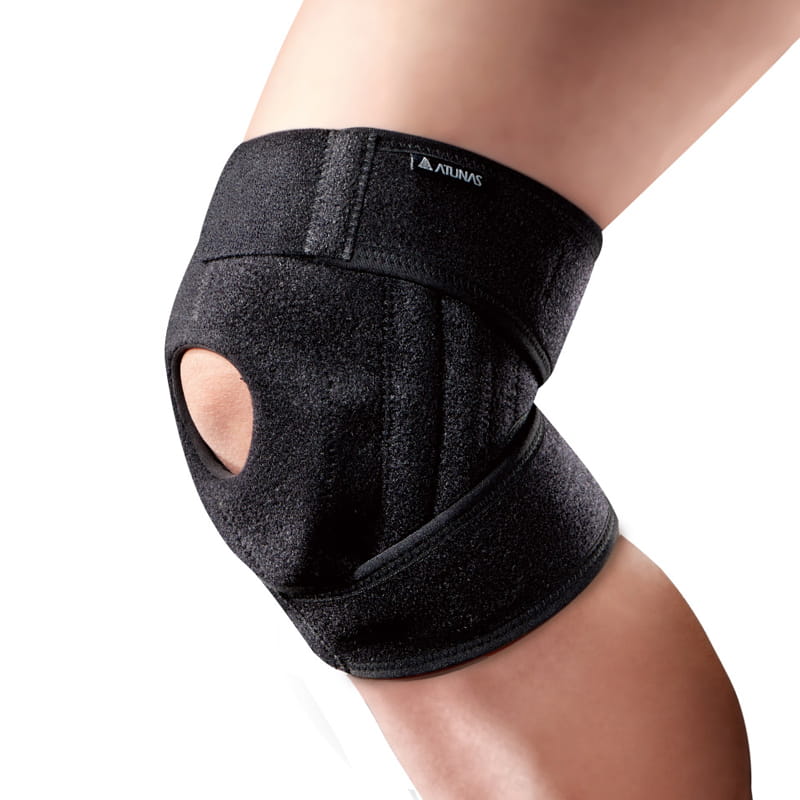 ATUNAS半月型矽膠軟骨髕骨軟鐵護膝 0