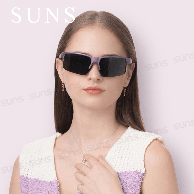 【suns】柱狀運動偏光太陽眼鏡 路跑/單車/自行車 抗UV400 S820 6