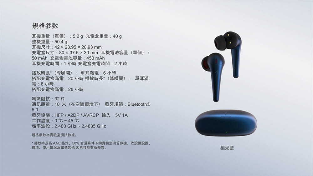 1MORE ComfoBuds Pro ES901 主動降噪耳機-極光藍 3