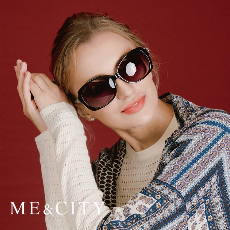 【ME&CITY】 甜美心型鎖鍊太陽眼鏡 抗UV (ME 1224 L01) 2