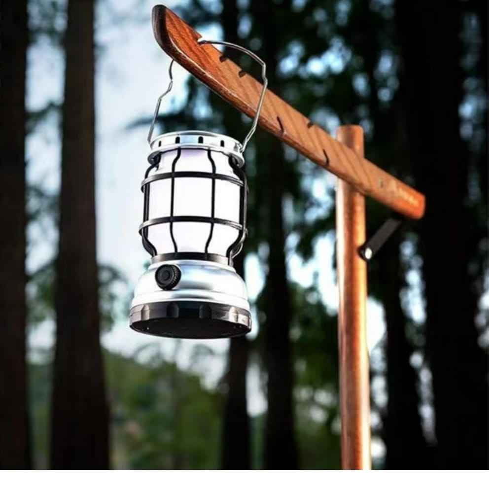 巨安戶外【112021915】 露營氛圍燈 USB充電戶外野營燈 LED太陽能露營燈 10