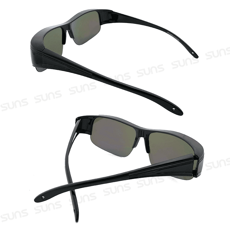 【suns】MIT偏光太陽眼鏡 半框套鏡 綠水銀 抗UV400 (可套鏡) 8