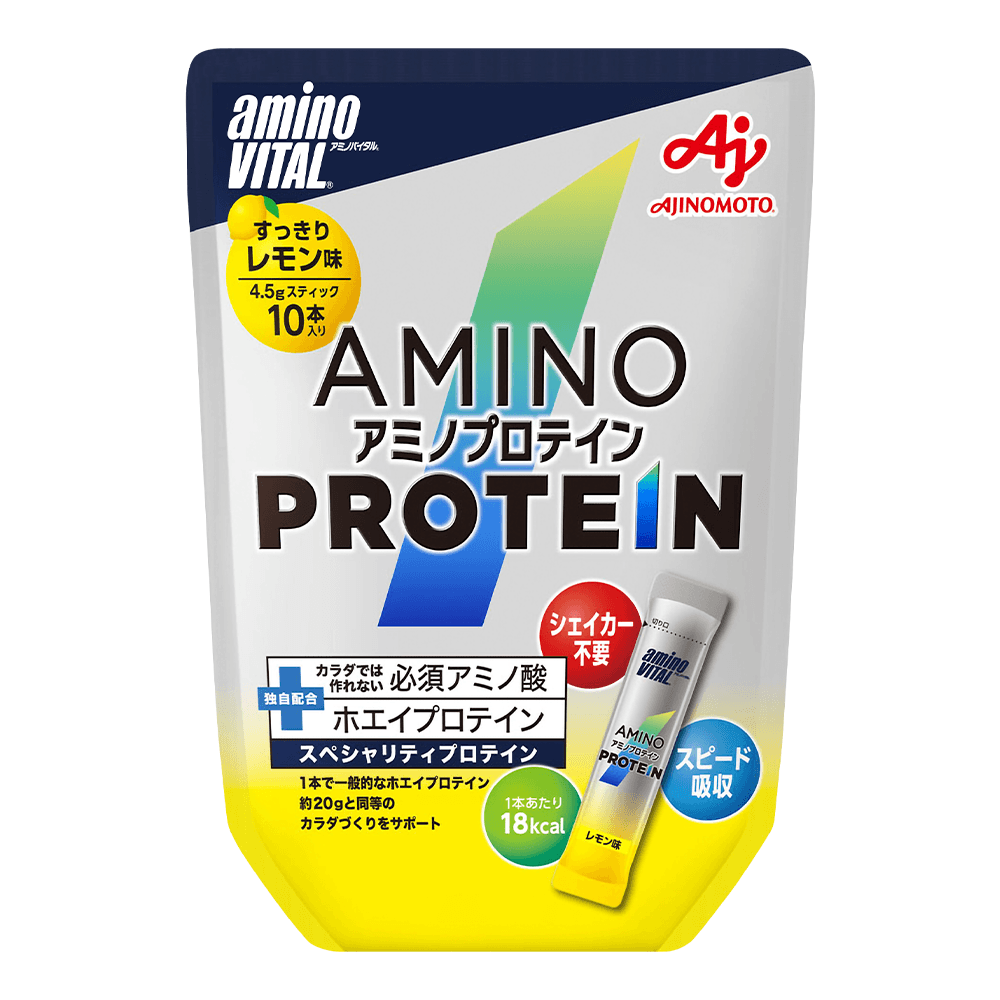 【aminoVITAL】AMINO PROTEIN【胺基酸乳清蛋白】10小包入 (巧克力/檸檬) 1