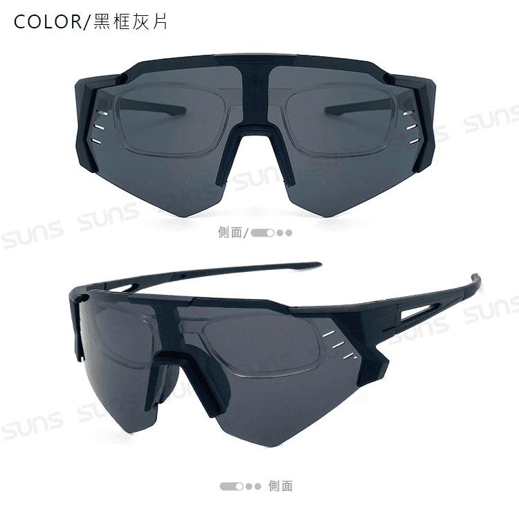 【suns】運動偏光太陽眼鏡 含內視鏡 Polarized頂級REVO電鍍 抗UV400 S930 14