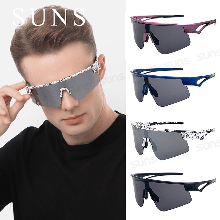 【suns】MIT運動墨鏡 流線柱面運動款 抗UV【S521】 0