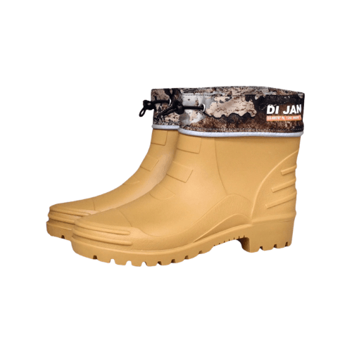DI JAN 短筒野迷棕 登山雨鞋 0
