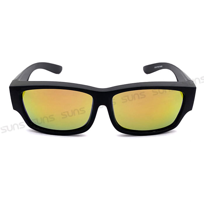 【suns】時尚桔水銀偏光太陽眼鏡  抗UV400 (可套鏡) 7