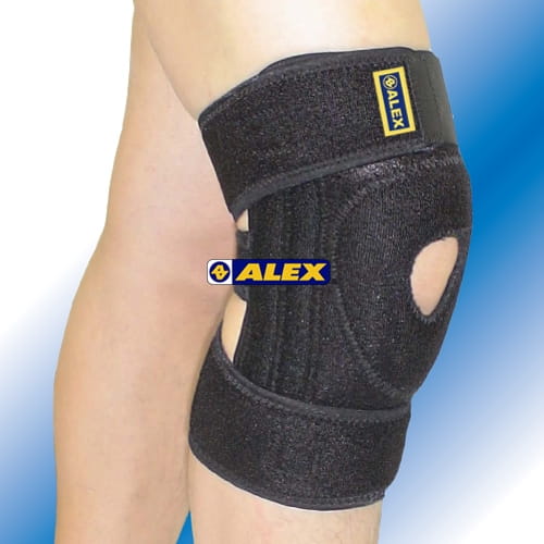 【ALEX】 T-24 調整型護膝有側條支撐，加強膝蓋防護 0
