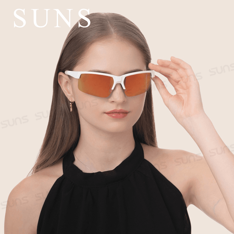 【suns】柱狀運動偏光太陽眼鏡 路跑/單車/自行車 抗UV400 S820 1