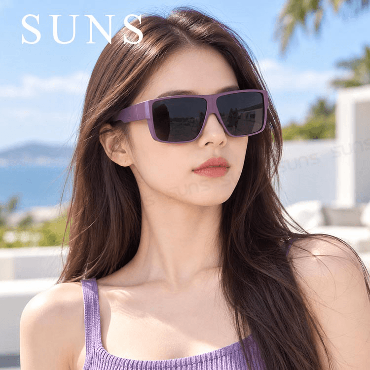 【suns】時尚特大框偏光墨鏡/套鏡 抗UV400 (可套鏡) N024 4