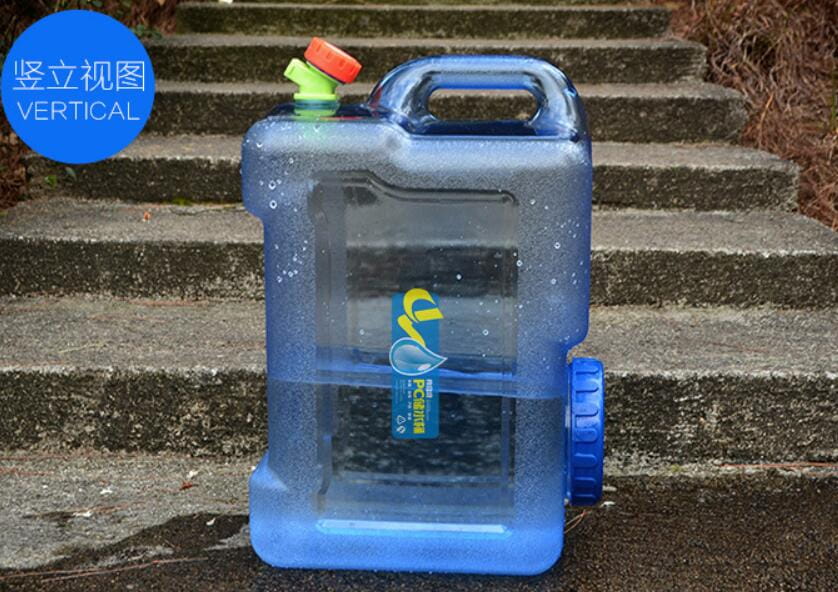 PC車載水桶 加厚帶水龍頭旅行車用便攜式水桶 18L 3