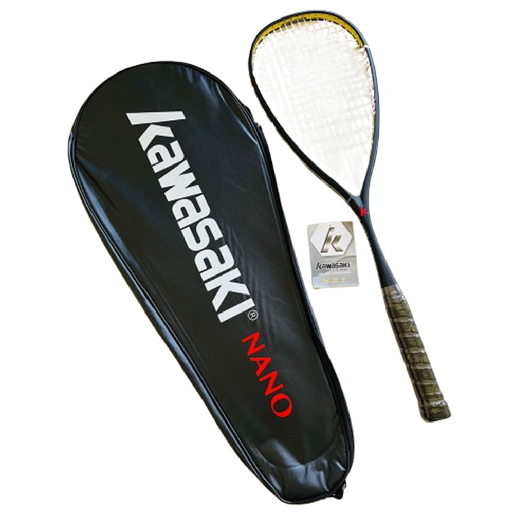 【CAIYI 凱溢】Kawasaki Super Carbon II 全碳纖維壁球拍 迴力拍 0