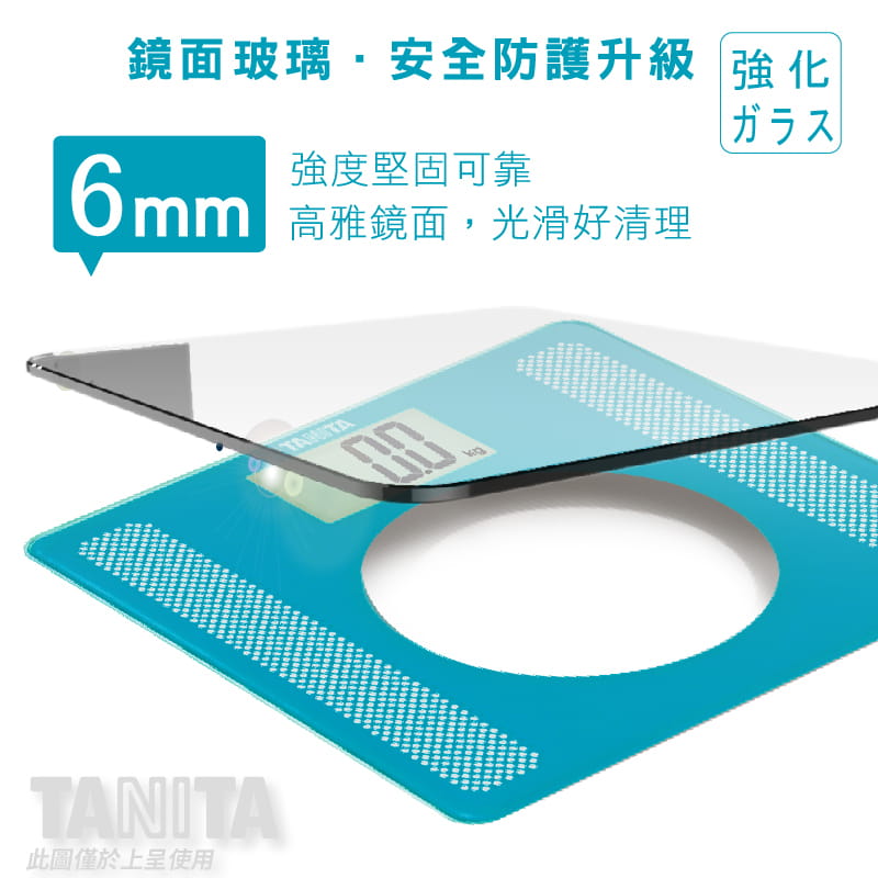 TANITA防滑刻紋電子體重計HD-381 3