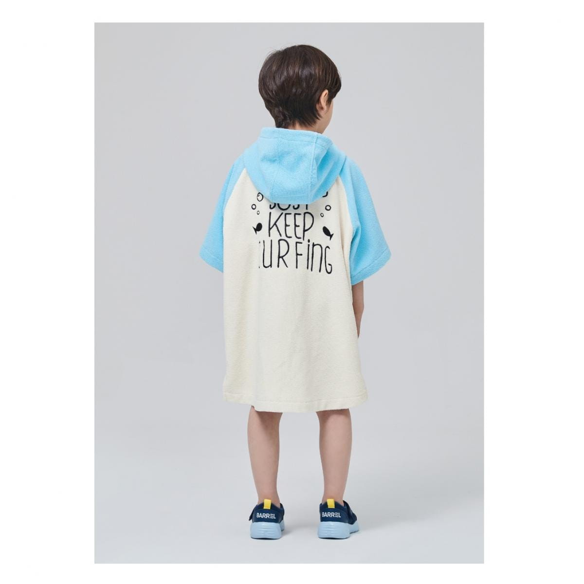 【BARREL】 兒童素色毛巾衣 #SKYBLUE 3