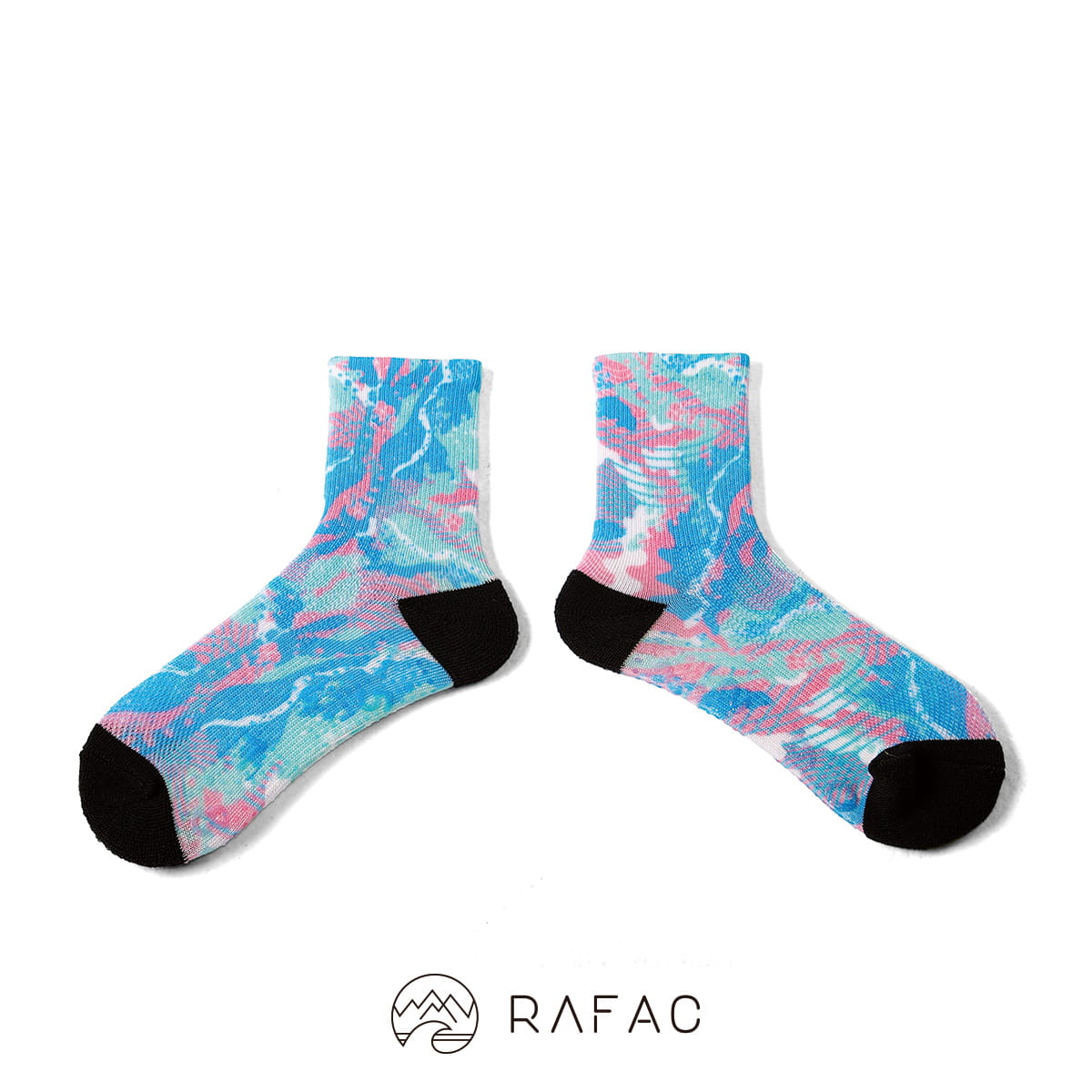 【RAFAC】動動機能童襪 - 處處花版聯名 - 泡泡嗨海 0