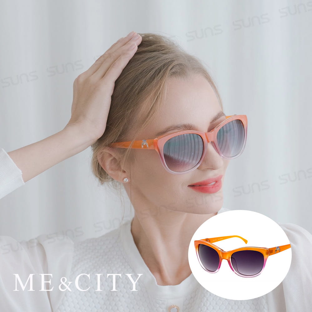 【ME&CITY】 永恆之翼時尚太陽眼鏡 抗UV (ME 120031 L262) 0