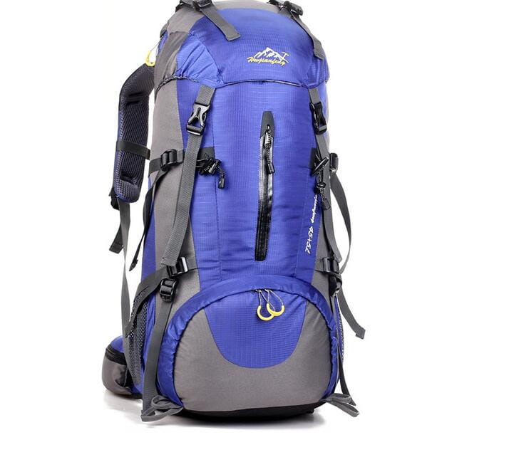 戶外專業品牌登山包徒步旅行野營包大容量防雨罩雙肩背包 5