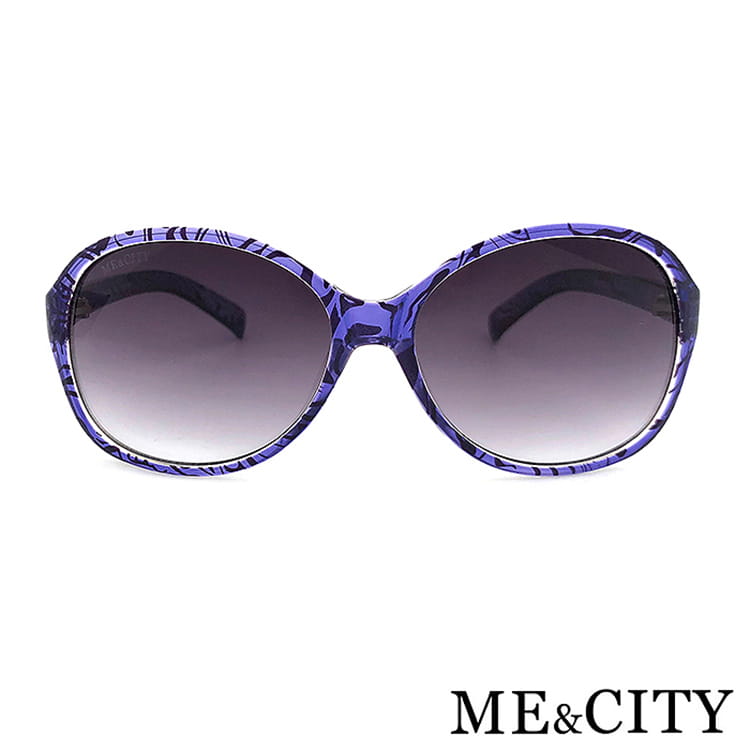 【ME&CITY】 時尚歐美透明紋路太陽眼鏡 抗UV (ME 1219 H01) 7