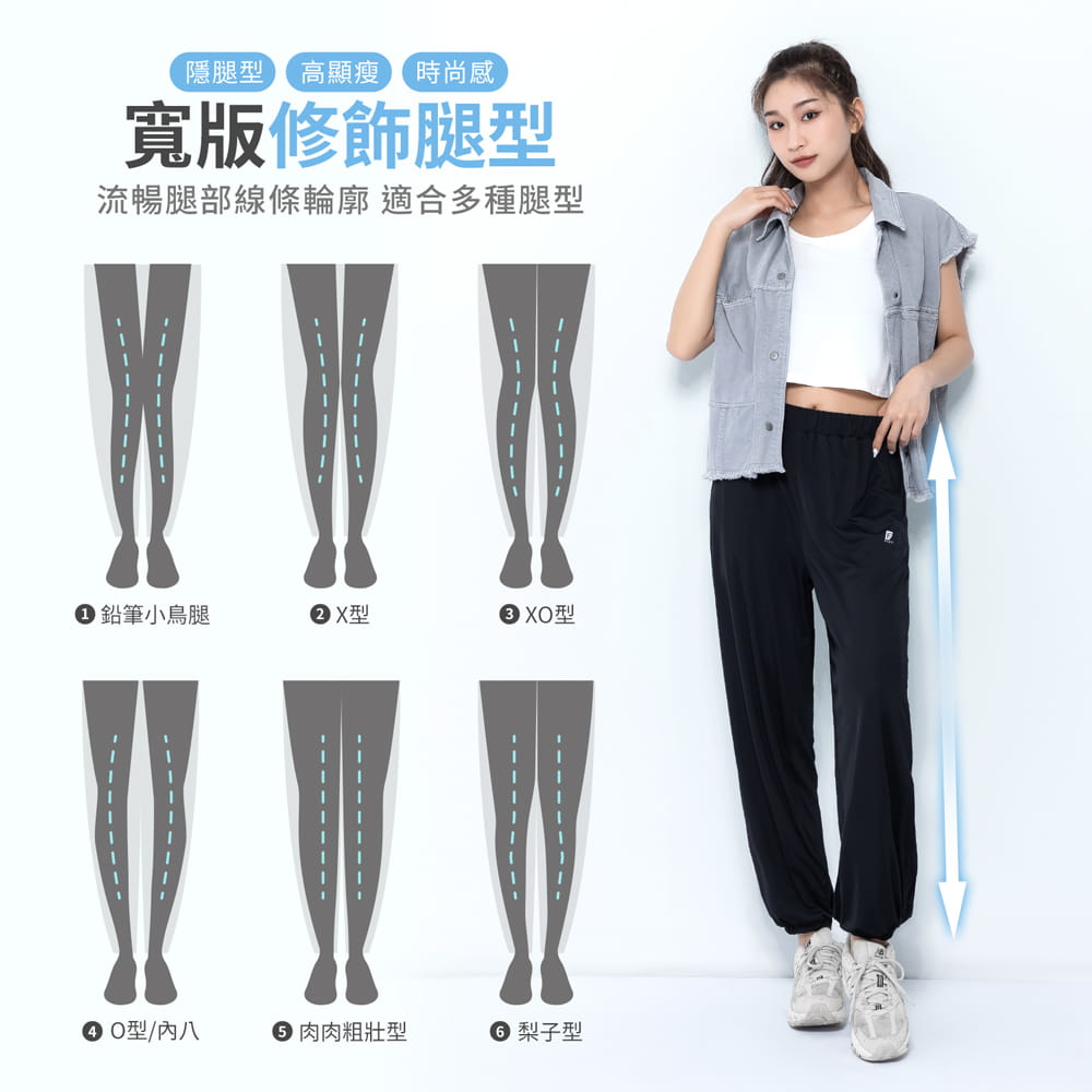 【GIAT】台灣製UPF50+涼感防曬褲(女款) 3