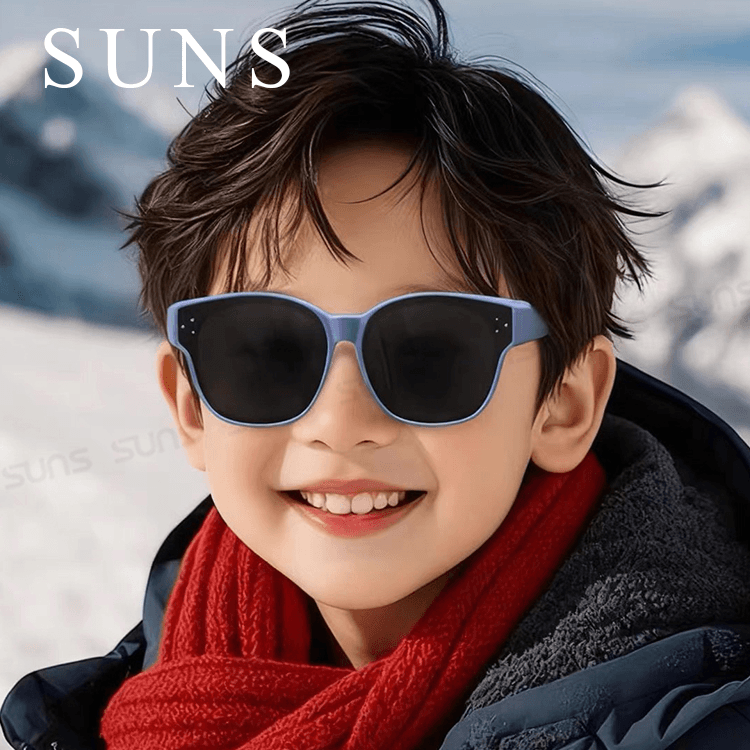 【suns】兒童包覆式眼鏡墨鏡 硅膠彈性墨鏡 可套鏡 抗UV400+抗藍光 S205 7