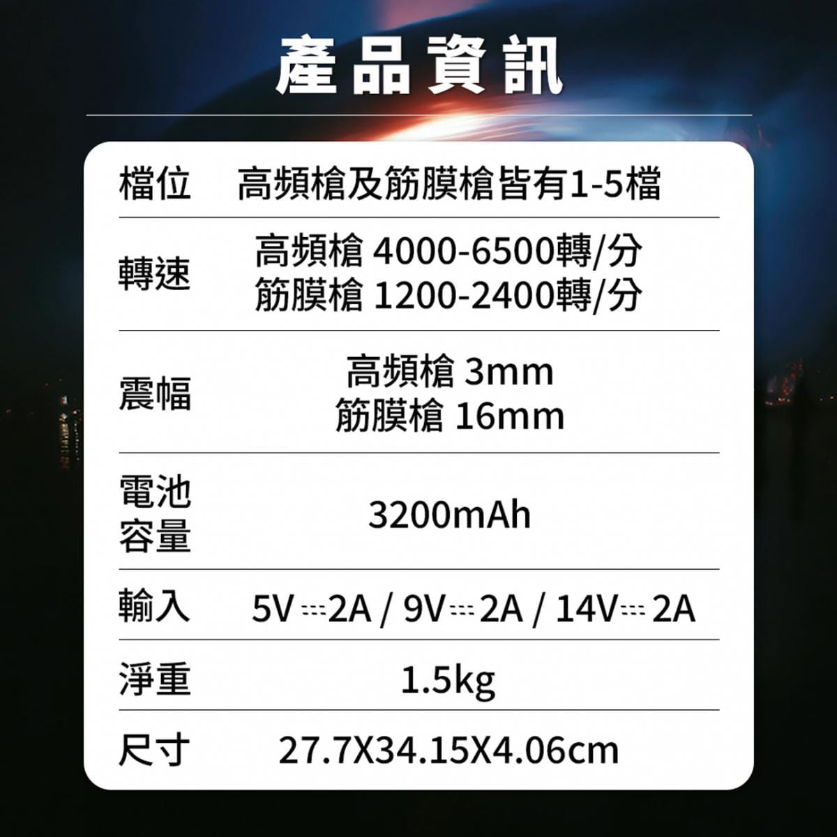 【YOULISN優力神】泰坦 雙鋒高頻槍 Y1000 9