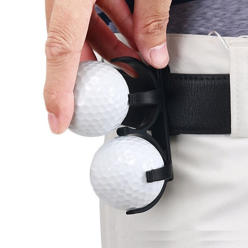 高爾夫摺疊夾球器/雙球腰夾 -收納2顆球 夾扣於腰間 便於快速拿取【GF05011】 2