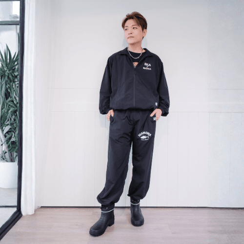 DI JAN 短筒野迷黑 登山雨鞋 5