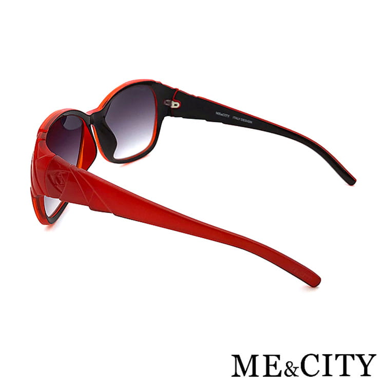 【ME&CITY】 古典花園玫瑰大框太陽眼鏡 抗UV (ME 120032 E243) 7