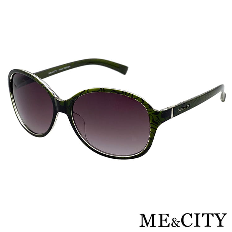 【ME&CITY】 時尚歐美透明紋路太陽眼鏡 抗UV (ME 1219 G01) 8