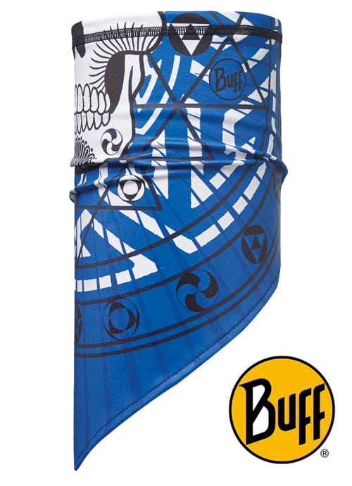【登山屋】西班牙原裝 BUFF 惡魔海盜 科技抗風刷毛三角巾 BF113378-707-10 0